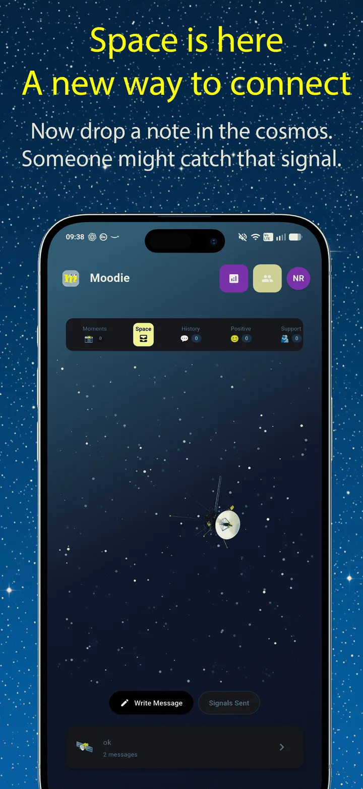 Moodie Space feature