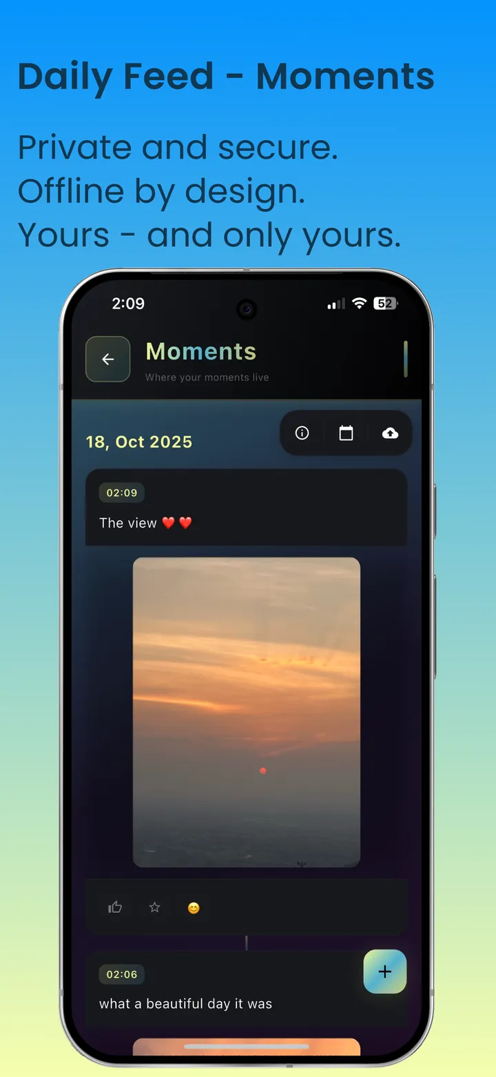 Moodie Moments daily feed with photos and reflections